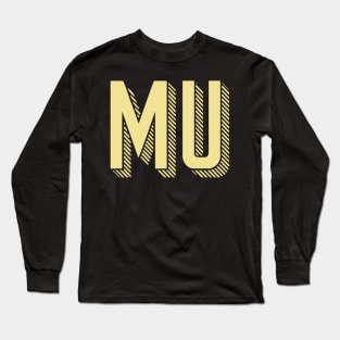 Yellow Mu Sunshine Letter Long Sleeve T-Shirt